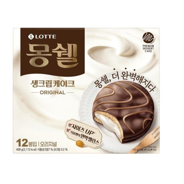 Lotte Mongshel Cream Cake Original 12p